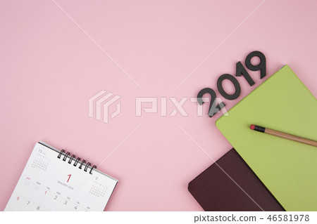 2019 New Year Diary, Calendar Objects 46581978