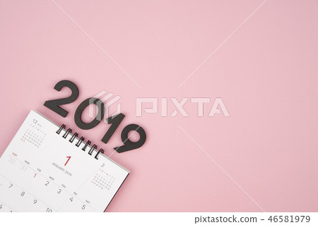 2019年新年日記,日曆對象 2019年新年日記,日曆對象 46581979