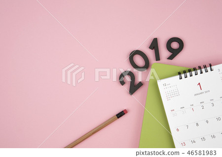 2019年新年日記,日曆對象 2019年新年日記,日曆對象 46581983