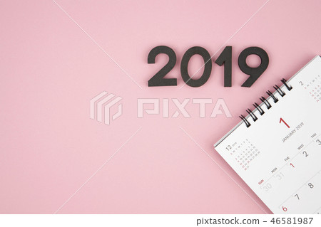 2019 New Year Diary, Calendar Objects 46581987