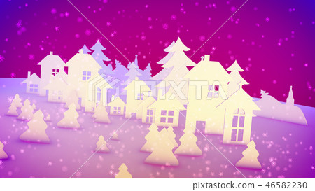 Christmas paper images in pink background Christmas paper images in pink background 46582230