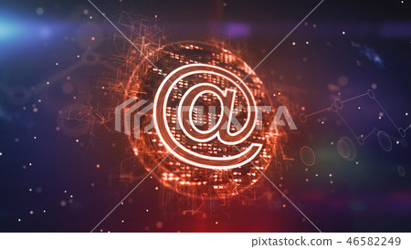 Radiant Abstract Red Mailsign CPU Radiant Abstract Red Mailsign CPU 46582249