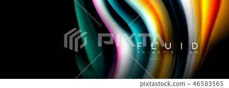 Creative line art. Banner background. Abstract motion. Graphic modern pattern. Abstract business 46583565