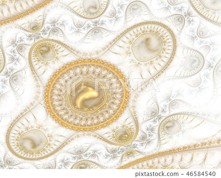 Modern fractal mechanical background.  46584540