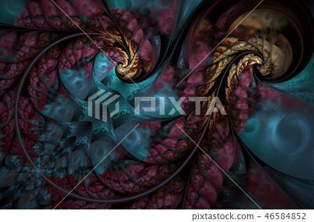 Fairy Infinite floral pattern. Bright colors - Stock Illustration ...
