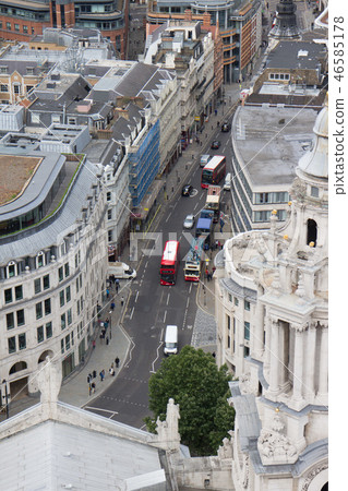 The streets of London seen from St. Paul's Cathedral The streets of London seen from St. Paul's Cathedral 46585178
