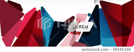 Science background. Abstract triangle pattern. Vector abstract geometric template Science background. Abstract triangle pattern. Vector abstract geometric template 46585180