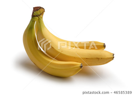 Bunch of bananas isolated on white background Bunch of bananas isolated on white background 46585389