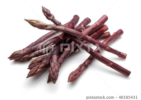 Purple asparagus sticks 46585431