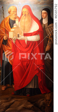 Saint Joseph, Saint Jerome and Saint Elizabeth Saint Joseph, Saint Jerome and Saint Elizabeth 46585792