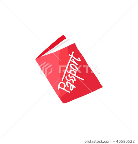 Passport flat color illustration Passport flat color illustration 46586528