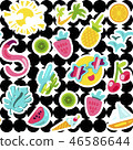 Summer seamless vector pattern 46586644