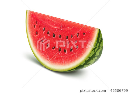 Watermelon slice Watermelon slice 46586799