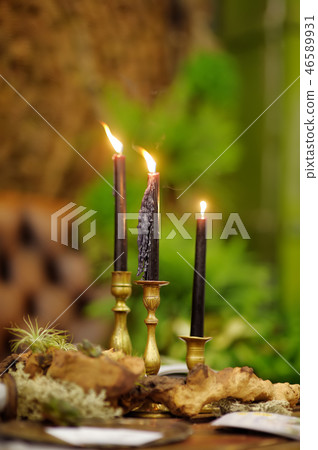 Table set on wedding reception Table set on wedding reception 46589931