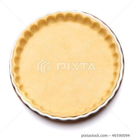 shortbread dough for baking quiche tart in baking form shortbread dough for baking quiche tart in baking form 46590094