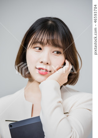 Business woman, vixen, midinette 46593784