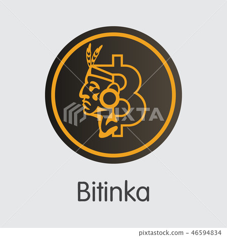 Exchange - Bitinka. The Crypto Coins or Cryptocurrency Logo. Exchange - Bitinka. The Crypto Coins or Cryptocurrency Logo. 46594834