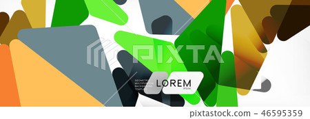 Mosaic triangular low poly style abstract geometric background. Polygonal vector. Abstract white Mosaic triangular low poly style abstract geometric background. Polygonal vector. Abstract white 46595359