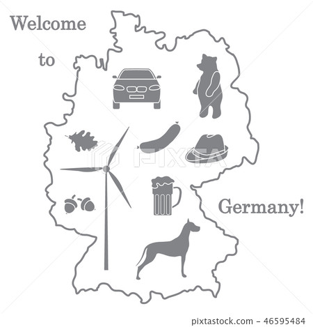 various symbols of Germany Travel and leisure. 46595484
