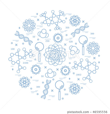 variety scientific, education elements 46595556