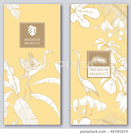 labels for premium product or cards labels for premium product or cards 46595874