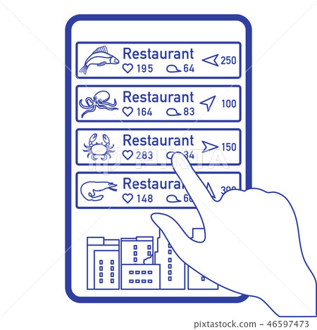 Use AR app to check information around you Use AR app to check information around you 46597473