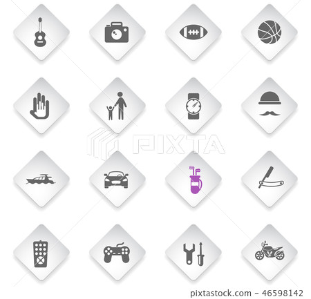 father day icon set father day icon set 46598142