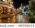 Downtown of Volendam on New Year's Eve 46599014