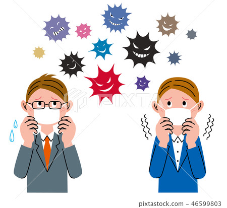 Businessman mask virus Businessman mask virus 46599803
