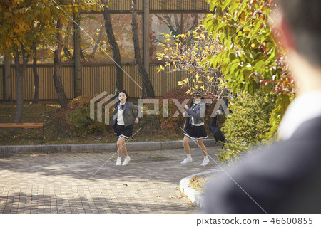 brown school joggers