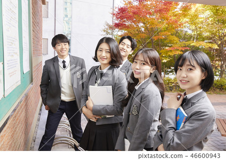 Women, men, junior high school students, high school students, Koreans 46600943