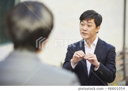 Man, junior high school student, high school student, teacher, korean 46601054