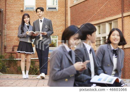 Women, men, junior high school students, high school students, Koreans 46601066