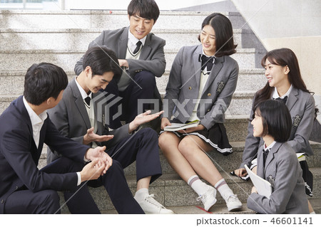 Man, woman, junior high school student, high school student, teacher, Korean Man, woman, junior high school student, high school student, teacher, Korean 46601141