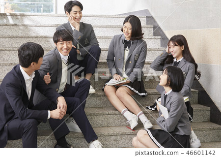 Man, woman, junior high school student, high school student, teacher, Korean Man, woman, junior high school student, high school student, teacher, Korean 46601142
