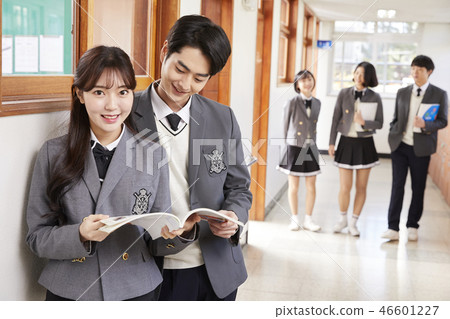 Women, men, junior high school students, high school students, Koreans 46601227