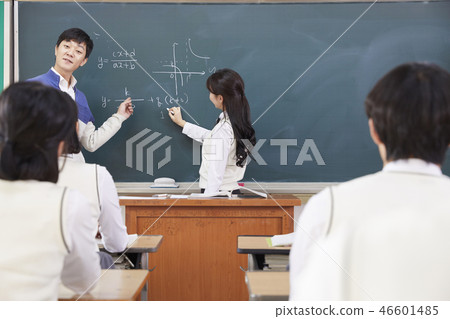 Man, woman, junior high school student, high school student, teacher, Korean Man, woman, junior high school student, high school student, teacher, Korean 46601485