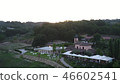 Aero video shooting, Italian country restaurant 46602541