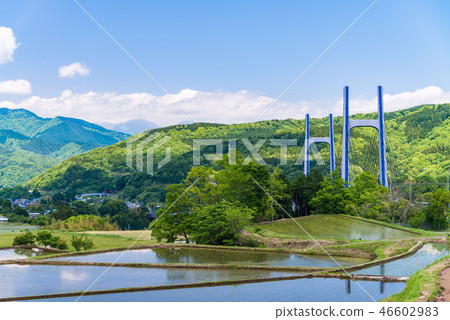 Valley of rice terrace and Tomei highway 46602983