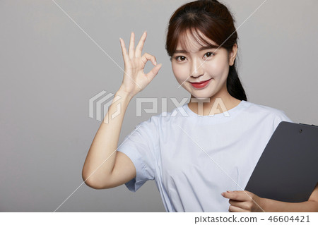 Woman beauty image color back 46604421