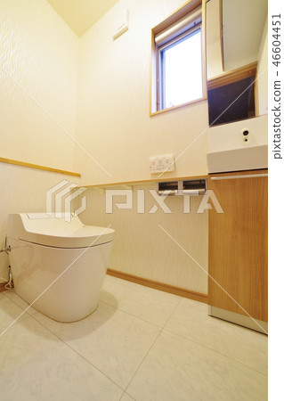 Japanese residential toilet 46604451