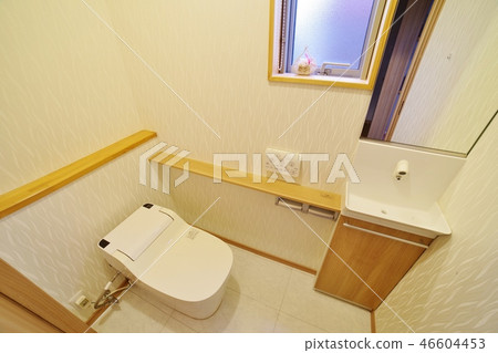 Japanese residential toilet 46604453