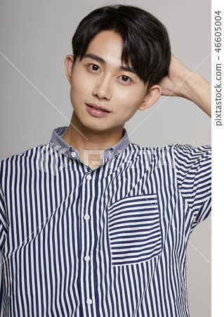 男性肖像系列顏色回 46605004