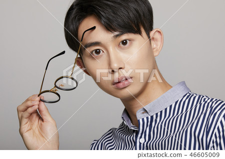 男性肖像系列顏色回 46605009