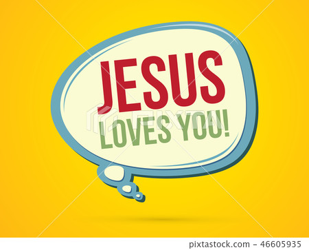 首页 插图 姿势/表情/动作 表情 可爱 jesus loves you text in