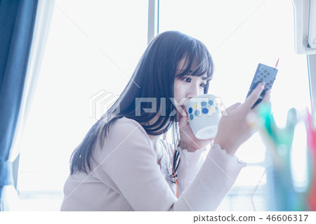 young woman young woman 46606317