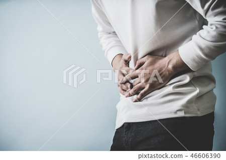 Male stomachache Male stomachache 46606390