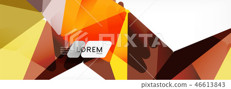 Science background. Abstract triangle pattern. Vector abstract geometric template Science background. Abstract triangle pattern. Vector abstract geometric template 46613843