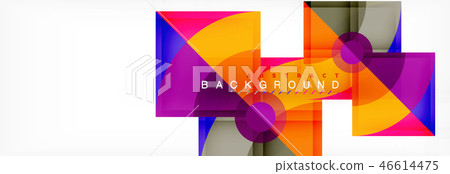 Modern geometric abstract background 46614475