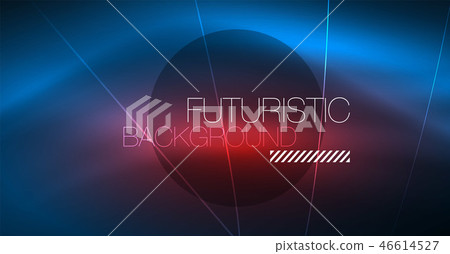 Neon glowing magic background, neon banner, night sky wallpaper. Magic light effect. Christmas Neon glowing magic background, neon banner, night sky wallpaper. Magic light effect. Christmas 46614527